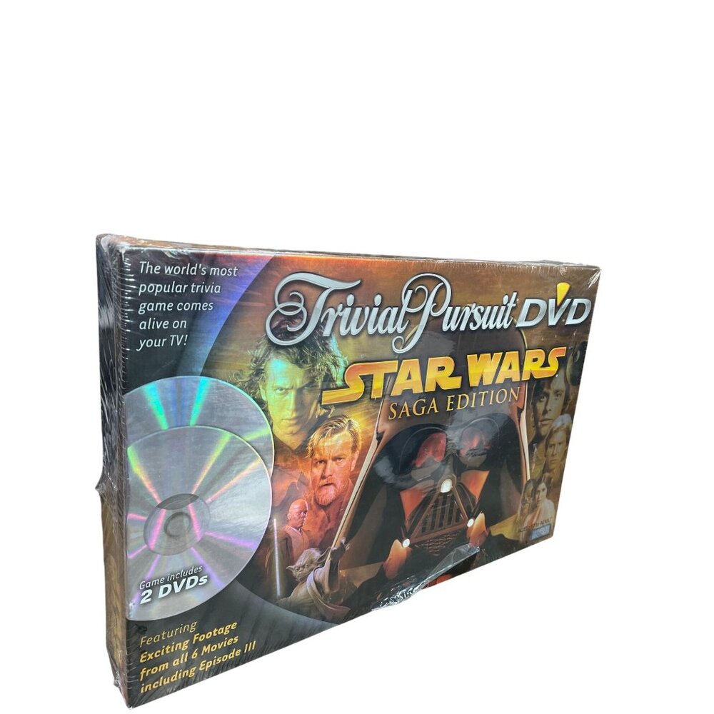 Trivial Pursuit DVD Star Wars Saga Edition TV Game SKU 9348